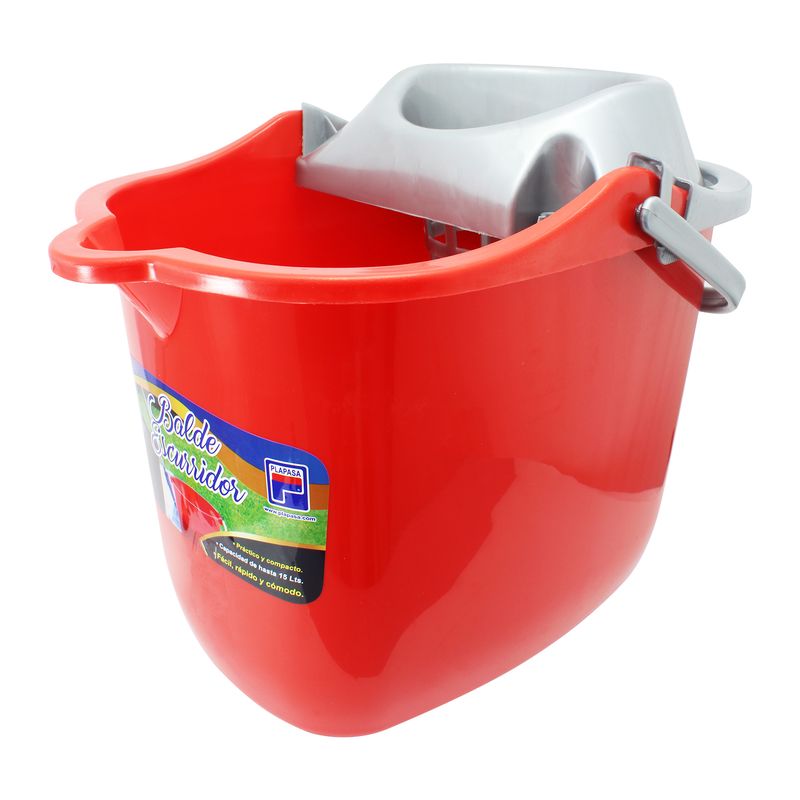 Balde-escurridor-color-ROJO-PLATA-de-15-l.