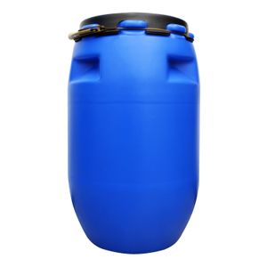 Tanque plastico BOCA ANCHA azul de 30 gl. - PLÁSTICOS ECUATORIANOS