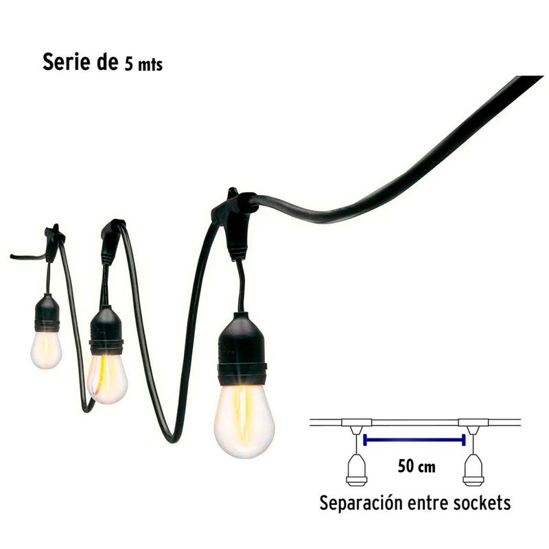 Guirnalda-de-luces-LED-de-5-m-de-largo-con-10-porta-lamparas---focos-vintage.