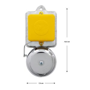 Timbre campanilla de 110 V color plateado con campana y martillo. - LEDVANCE