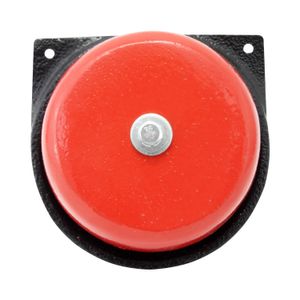 Timbre alarma de 110 V color rojo con negro de 12,5 cm. - MAELZO