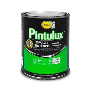Esmalte brillante de secado rápido para decoración y protección de estructuras metálicas y de madera. 1 litro - PINTUCO