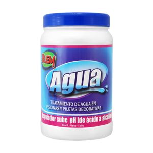 Regulador sube PH para tratamiento de agua en piscinas y piletas decorativas (DE ÁCIDO A ALCALINO). 1 kg.