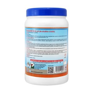 Regulador baja PH para tratamiento de agua en piscinas y piletas decorativas (DE ALCALINO A ÁCIDO). 1 kg. - BLEM