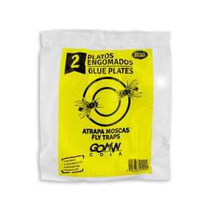 Trampa P/Moscas Engomado Gomin Platos - GOMIN COLA
