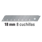 Kit-de-cuchillas-de-18-mm-multiusos-de-acero-SK4.Con-doble-filo-para-mayor-comodidad--pack-x-10