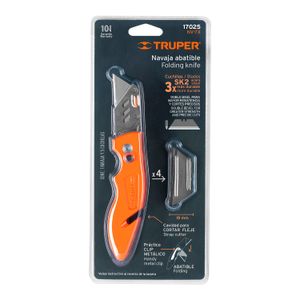 Navaja abatible 7" cuerpo de aluminio y acero inox - TRUPER
