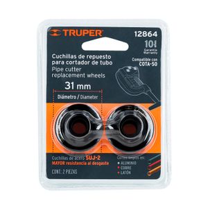 Blíster con 2 cuchillas para cortador de tubo COTA-50 - TRUPER