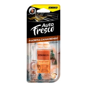 Ambiental para auto con aroma MADERA CANADIENSE; 5 ml.