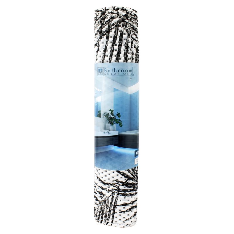 Alfombra-de-baño-plastica-con-diseño-de-RAMAS-antideslizante-color-blanco-con-negro.