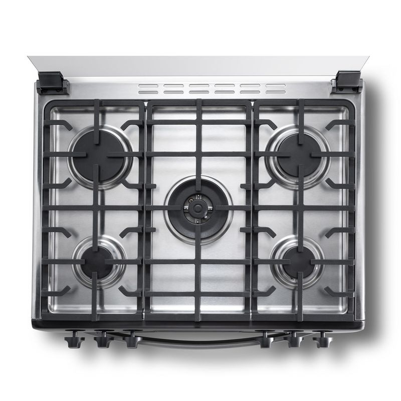 Cocina-a-Gas-de-30--niza-zafiro-de-5-quemadores.-Acabado-en-color-negro