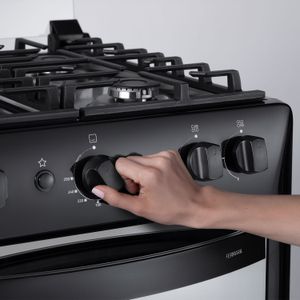 Cocina a Gas ferrara zafiro de 24" y 4 quemadores con encendido electrónico por pulso - INDURAMA