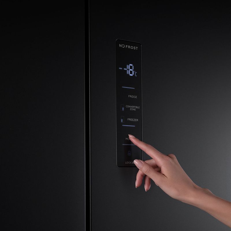 Refrigerador-Cross-Door-de-586-litros-y-congelador-multizona-e-iluminacion-LED-RI-880I-BLACK