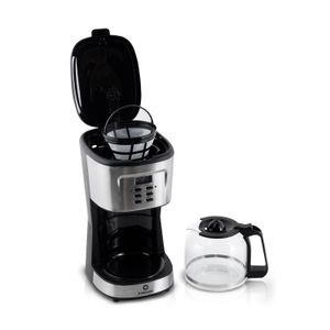 Cafetera de 12 tazas, 6 funciones programadas y apagado atomático - INDURAMA