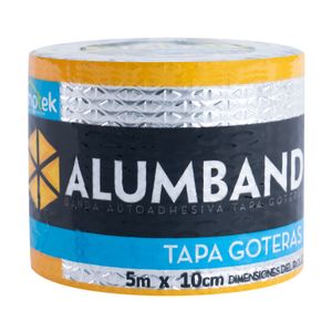 Lámina asfáltica autoadhesiva de 10 cm x 5 M para goteras, fisuras y hendijas - IMPTEK