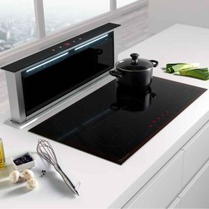 Campana Extractora tipo mesón con panel digital touch y filtro de aluminio lavable CEI-90NMO - INDURAMA