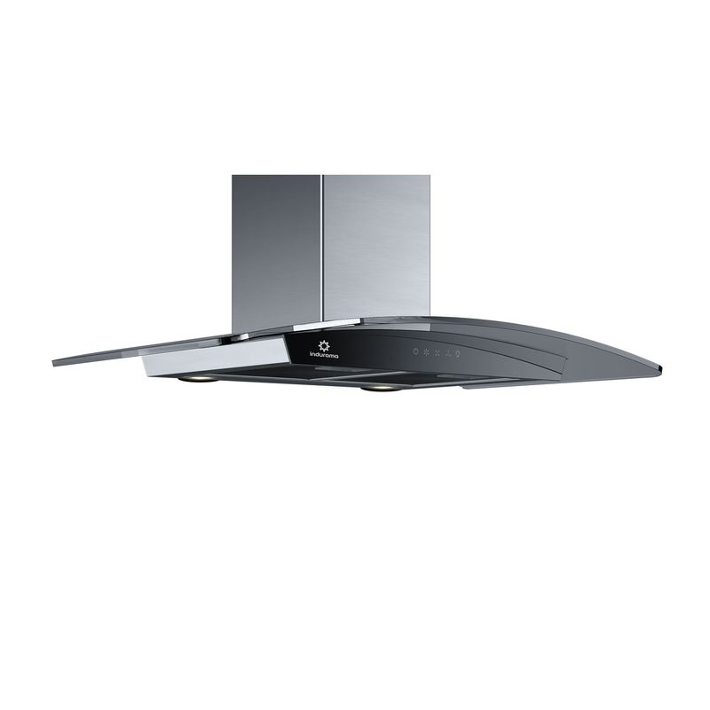 Campana-Extractora-tipo-chimenea-con-panel-de-funciones-touch-e-iluminacion-LED-CEI-90NEVC