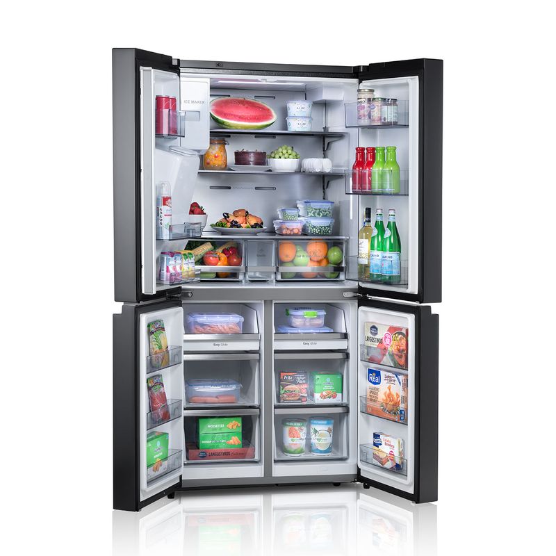 Refrigerador-Cross-Door-negra-de-647-litros-de-capacidad-sistema-multifuncion-y-temperatura-ajustable-RI-885I-BLACK