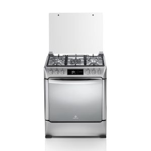 Cocina a Gas montecarlo zafiro de 30" 5 quemadores acabado en cromo - INDURAMA