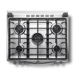 Cocina a Gas de 30" turín zafiro de 5 quemadores - INDURAMA