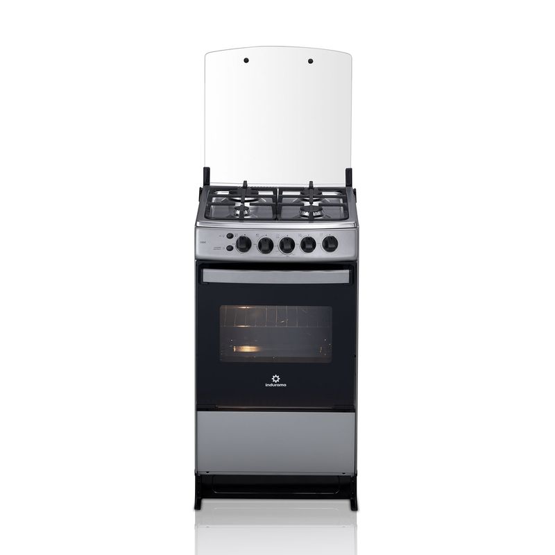 Cocina-a-Gas-Cadiz-Spazio-Plus-20-.-4-quemadores-tapa-de-vidrio-templado-tablero-inoxidable-parrillas-fundidas