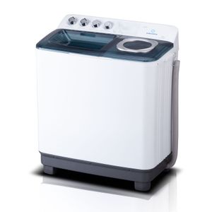 Lavadora semi automática de doble tina con 2 motores independientes LRI-11BLSA - INDURAMA