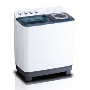 Lavadora semi automática de doble tina con 2 motores independientes LRI-11BLSA - INDURAMA