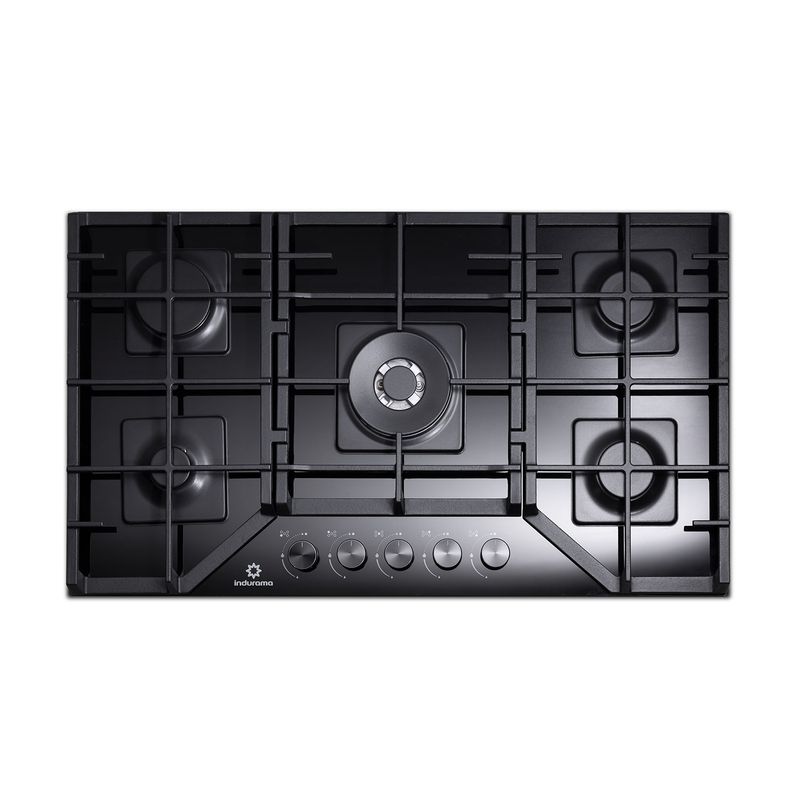 Encimera-a-gas-de-5-quemadores-triple-corona-y-vidrio-templado-ultra-clear-glass-EGI-905VDNE