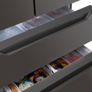 Refrigerador French Door de 671 litros de capacidad de 3 zonas RI-990I CROMA - INDURAMA