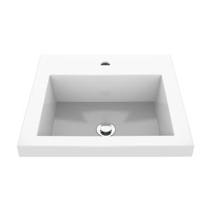 Mueble de Baño con Lavamanos de 48X43 cm tipo vanity con mueble de baño a piso - FIRPLAK