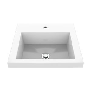 Mueble de Baño con Lavamanos de 48X43 cm tipo vanity con mueble de baño elevado - FIRPLAK