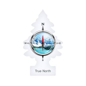 Ambiental de cartón blanco con aroma TRUE NORTH. - LITTLE TREES