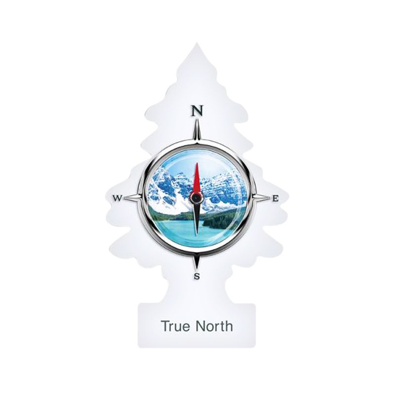 Ambiental-de-carton-blanco-con-aroma-TRUE-NORTH.