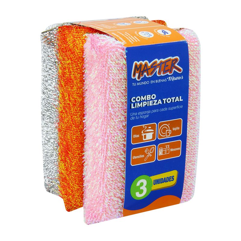 Combo-de-esponjas-para-limpieza-total.-Pack-de-3-unidades.