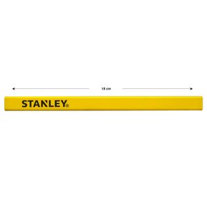 Lápiz para carpintero son fuertes y duraderos rectangular de 18 cm. - STANLEY