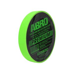 Cinta masking UV color verde PREMIUM de 1,8 cm x 50 m. - ABRO