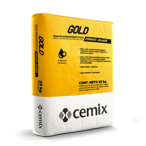 Mortero adhesivo Pegante monocomponente para formato grande. - CEMIX
