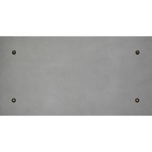 Concreto Lámina de concreto gris con perforaciones de 100 x 50 cm - NUHOME
