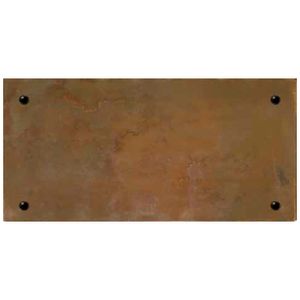 Concreto Lámina de Concreto Oxidado con perforaciones de 100 x 50 cm - NUHOME