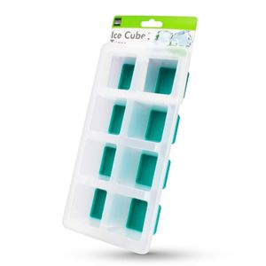 Cubeta para hacer hielos con 8 espacios grandes de 5 x 5 x 5 cm c/u. - HANDY HELPERS