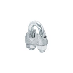 Bolsa con 40 nudos (perros) de hierro p/cable de 1/4" - TRUPER