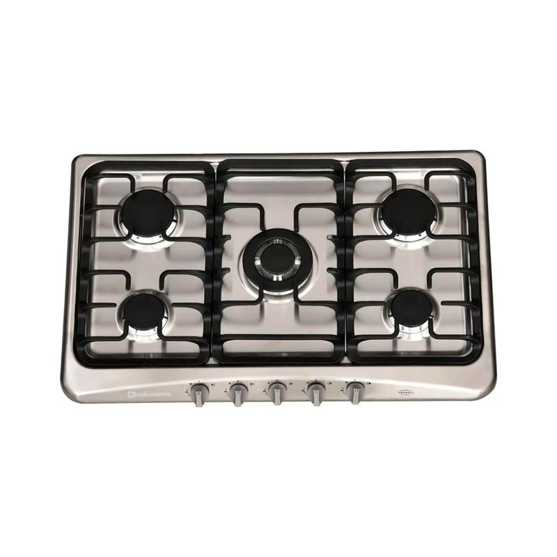 Cocina-Gas-80Cm-5P-Ee-A-Inox-Indurama