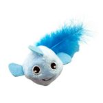 Juguete-para-gato-en-forma-de-pez-dorado-con-pluma-color-azul-de-9-cm.