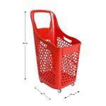 Coche-para-compras-de-plastico-con-ruedas-de-color-rojo-de-92-cm-x-40-cm-x-50-cm.