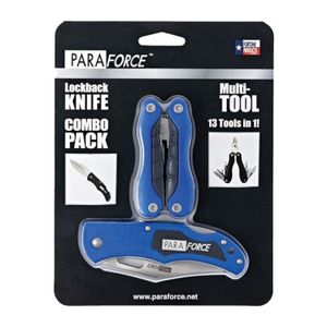 Alicate multiherramienta navaja de aluminio multiusos con 13 funciones y una navaja de 19 cm. - FORCE