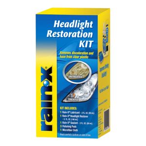 Kit de restauración para faros elimina la neblina y la decoloración; 266 ml. - RAIN-X