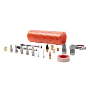 Kit de accesorios para compresor de aire mayor versatilidad para tus trabajos uso profesional. Pack x 20 pz. - ELITE