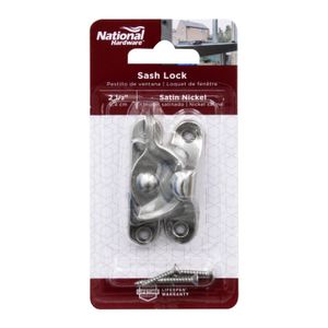 Seguro para ventanas tipo mariposa de bronce metálico. - NATIONAL HARDWARE