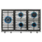 Cocina-Gas-Inox-5P-Ex-901-Ai-Dr-Cr-Leftteka