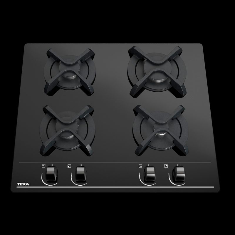 Cocina-Gas-Gbc-4P-64000-Kbb-Negra-Teka